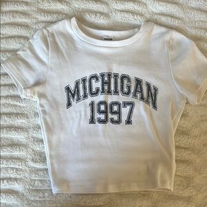 Garage women’s White Michigan 1997 T-Shirt